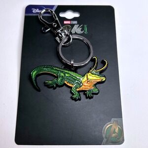 Marvel Loki Alligator Variant Keychain Disney+ SalesOne Enamel Bag Charm New MCU